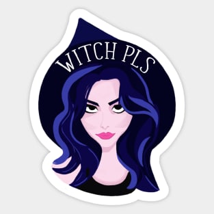 Witch Pls Sticker